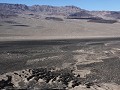 Death Valley, Ubehebe Crater, tijdens wandeling