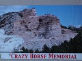 Crazy Horse Memorial, vooraan het geplande beeld