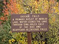 Dixie NF - Cascade Falls staan droog