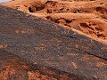 Valley of Fire, rotstekeningen aan Petroglyph cany