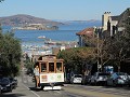 San Francisco, cable car in Hyde Street, met Alcat