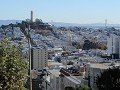 San Francisco, uitzicht boven aan Lombard Street