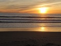 Rincon Beach, zonsondergang aan onze slaapplaats