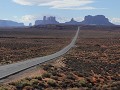 weg naar Monument Valley Navajo Tribal Park
