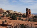 Arches NP - aan Tapestry Arch