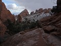 Arches NP in de sneeuw