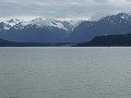 ferry van Skagway naar Haines door de Taiya fjord