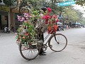 fietsende bloemenwinkel