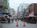 Busan, straatbeeld in de buurt van de vismarkt 