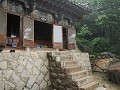 Busan, Beomeosa tempel in de regen