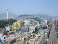 Busan, Lotte Department store daktuin, uitzicht op