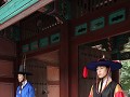 Jeonju, Hanok Village - Gyeonggijeon Hall, de wach