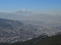 La Paz, de hoogste hoofdstad ter wereld, met op de