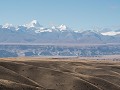 Uitzicht op oa Nanda Devi, een Indische Himalaya r