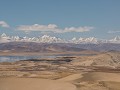 het Tibetaanse landschap is heel divers; zandduine
