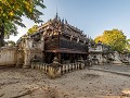 Mandalay, bezoek Shwe Nanda-klooster