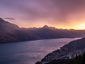 Uitzicht op Queenstown en Lake Wakatipu