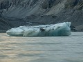 Hooker Lake wordt gevoed door gletsjers van Mount 