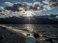 zonsondergang meer Manapouri