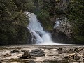 Iris Burn waterval, vlak aan onze kampeerplek