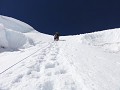 afklimmen van sneeuwwand (Igor)