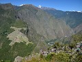 Vanaf de top van de Huayna Picchu heb je een uitst
