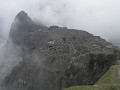 Machu Picchu in de mist