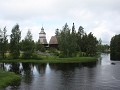 De oude houten Lutherse kerk van Petäjävesi (in 19