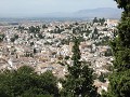 Overlooking the town of Granada.