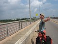 De vriendsschapsbrug. Tussen Thailand en Laos.