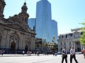 Santiago, Plaza de Armas: oud koloniaal meets nieu