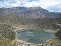 Kratermeer op de terugweg van Colca Canyon