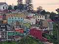 Valparaiso - veel gekleurde huisjes