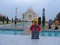 Agra - Taj Mahal - Boris was ook vroeg opgestaan