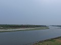 Agra - Taj Mahal - Uitzicht over de rivier