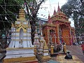 Vientiane - Festiviteiten bij een tempel