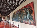 Valladolid - Murals door Manuel Salazar in het sta