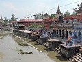 Kathmandu - Pashupatinath - Crematieplaatsen