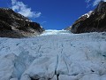 Met Jan - Fox Glacier avontuur - enorme ijsmassa