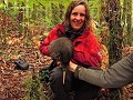 Owhango - Jolijn met een Kiwi - kippenvelmoment