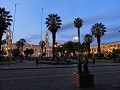 Arequipa - Het centrale plein bij nacht