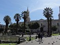 Arequipa - Het centrale plein met kathedraal