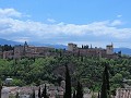 Granada - Albaicin - Uitzicht op het Alhambra