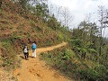 Sapa - Tweedaagse wandeling - Jolijn en onze gids 
