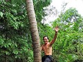 Mekong Delta - Boottour - Hij zou zo de boom helem