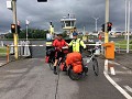 Aan het veer in 'Ter Donck ' tussen Zelzate en Gen