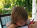 Mirthe's eerste schooldag in de wereldschool