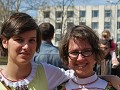 Me and Agne in traditional Bulgarian clothes ready
