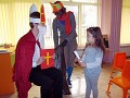 Children getting presents from Sveti Nikolae