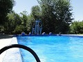 The big pool (the other side) with the jumping pla